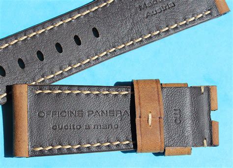 24mm leather watch straps for panerai|aftermarket panerai watch straps.